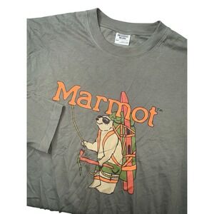 Marmot Backcountry Marty Long‎ Sleeve T-Shirt Color Vetiver  Green Men's Medium
